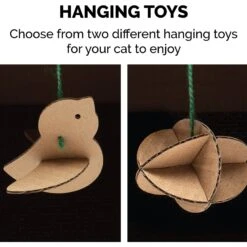 Tiger Tough Gingerbread House Corrugated Cat Scratcher Toy -Pawfect Care 178828 PT4. AC SS1800 V1613085389