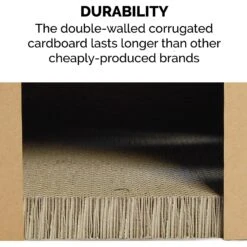 Tiger Tough Gingerbread House Corrugated Cat Scratcher Toy -Pawfect Care 178828 PT7. AC SS1800 V1613086923