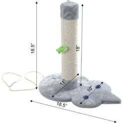 Armarkat 19-in Sisal Cat Scratching Post With Toy -Pawfect Care 179081 PT6. AC SS1800 V1678228255