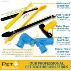 Pet Republique Dog & Cat Small Finger Toothbrush -Pawfect Care 179225 PT4. AC SS1800 V1563290250