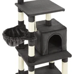 Frisco 59-in Faux Fur Cat Tree & Condo -Pawfect Care 180387 PT4. AC SS1800 V1584453197