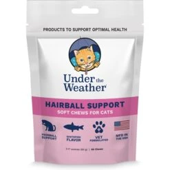 Under The Weather Hairball Support Soft Chews Cat Supplement