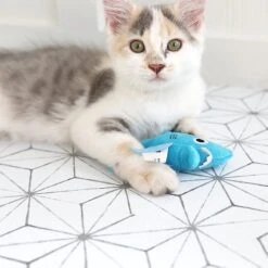 Mad Cat Shark Biter Catnip & Silvervine Cat Toy -Pawfect Care 181810 PT3. AC SS1800 V1637641604