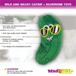Mad Cat Cool Cucumber Catnip & Silvervine Cat Toy -Pawfect Care 181814 PT2. AC SS1800 V1563553976