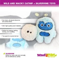 Mad Cat Yowlin' Yetti Catnip & Silvervine Cat Toy -Pawfect Care 181824 PT2. AC SS1800 V1563553980