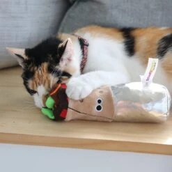 Mad Cat Big Burrito Kicker Catnip & Silvervine Cat Toy -Pawfect Care 181828 PT4. AC SS1800 V1637611046