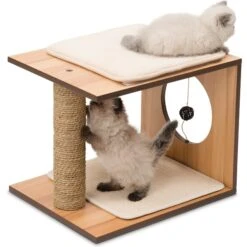 Vesper Stool 14.57-in Modern Cat Tree -Pawfect Care 182905 PT2. AC SS1800 V1628004069