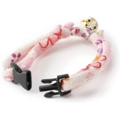 Necoichi Chirimen Sakura Breakaway Cat Collar With Bell 8 Necoichi Chirimen Sakura Breakaway Cat Collar With Bell -Pawfect Care 183473 PT2. AC SS1800 V1644915748