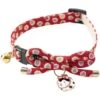 Necoichi ZEN Hariko Charm Cotton Breakaway Cat Collar With Bell -Pawfect Care 183496 MAIN. AC SS1800 V1575990511