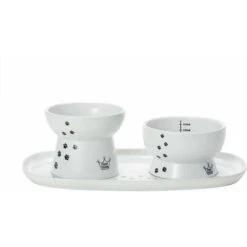 Necoichi Double Dining Cat Tray -Pawfect Care 183511 PT5. AC SS1800 V1565880418