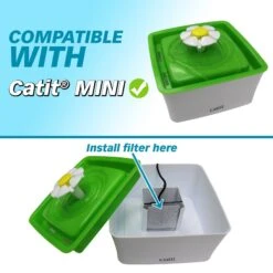 Pet Standard Charcoal Filters For Catit Mini Fountains, 6 Count -Pawfect Care 183712 PT2. AC SS1800 V1565879620