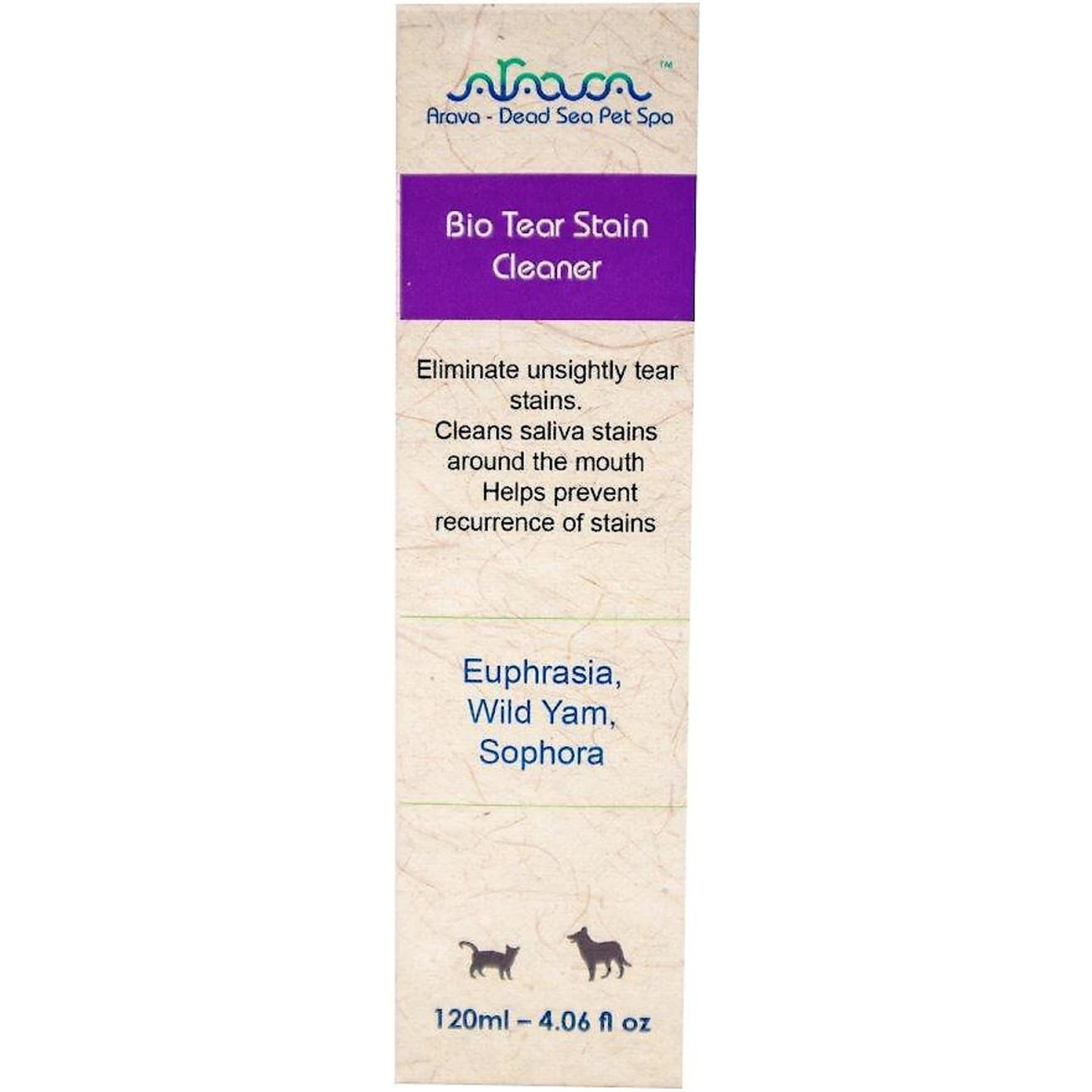 Arava Dead Sea Pet Spa Dog Tear Stain Cleaner, 4-oz Bottle 5 Arava Dead Sea Pet Spa Dog Tear Stain Cleaner, 4-oz Bottle - Image 3