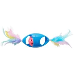 Ethical Pet Tie Dye Jingle Roller Cat Toy, Color Varies -Pawfect Care 189143 PT1. AC SS1800 V1682710883