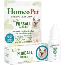 HomeoPet Feline Furball Cat Supplement