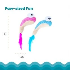 Catstages Dental Shrimpies Cat Chew Toy With Catnip, 2 Count -Pawfect Care 190723 PT4. AC SS1800 V1636498986