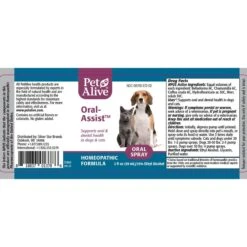 PetAlive Oral-Assist Homeopathic Medicine For Dental Infections For Dogs & Cats, 2-oz Bottle -Pawfect Care 191149 PT2. AC SS1800 V1565736436