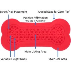 Lick Lick Pad Dog Distraction Lick Mat, Large -Pawfect Care 191404 PT7. AC SS1800 V1572282011