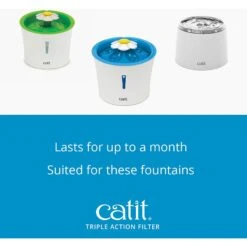 Catit 2.0 Flower Fountain Triple Action Water Filter, 12 Count -Pawfect Care 191574 PT4. AC SS1800 V1628094079