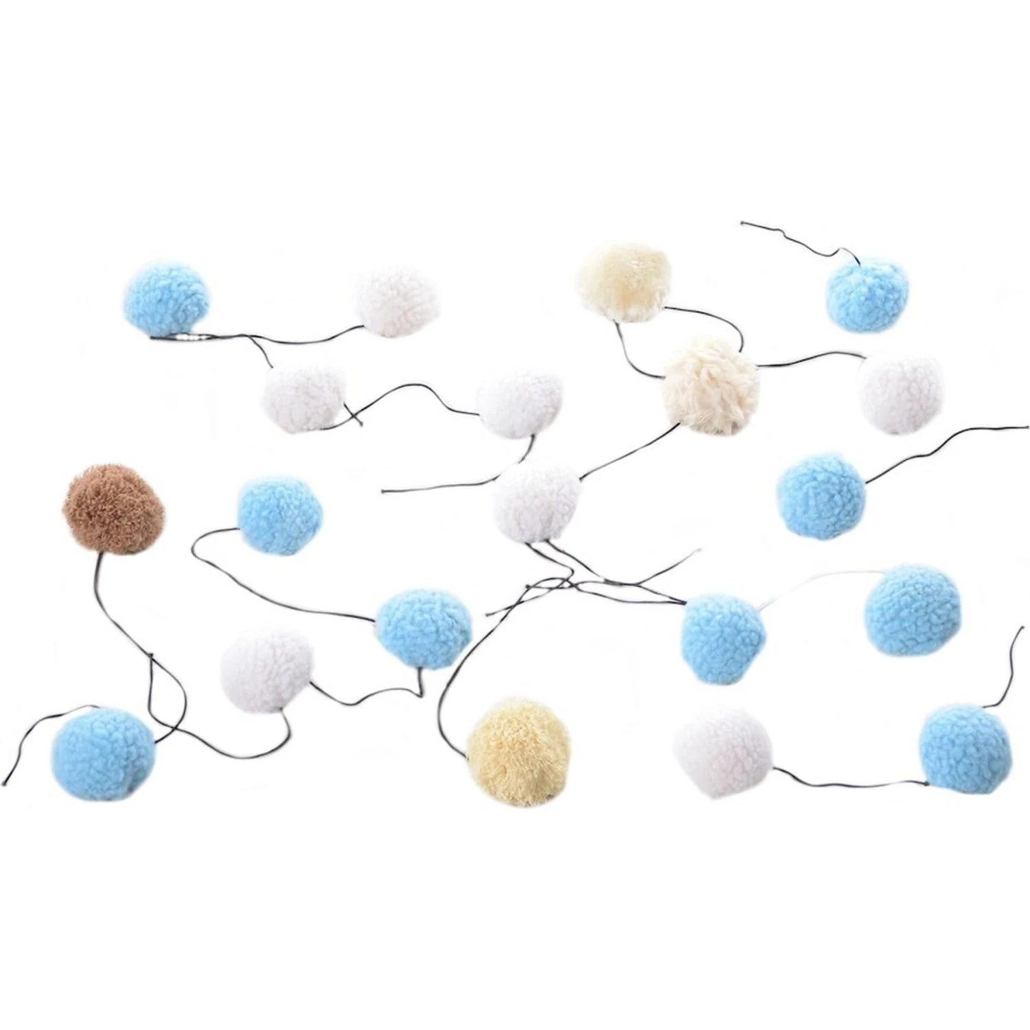 Armarkat Ball & String Plush Kitten Toy, Color Varies 3 Armarkat Ball & String Plush Kitten Toy, Color Varies