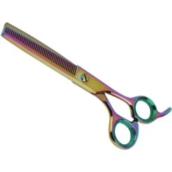 Sharf Gold Touch Rainbow 7.5" Straight & 6.5" Thinning Scissors Pet Grooming Shear Kit -Pawfect Care 198827 PT1. AC SS1800 V1567694239