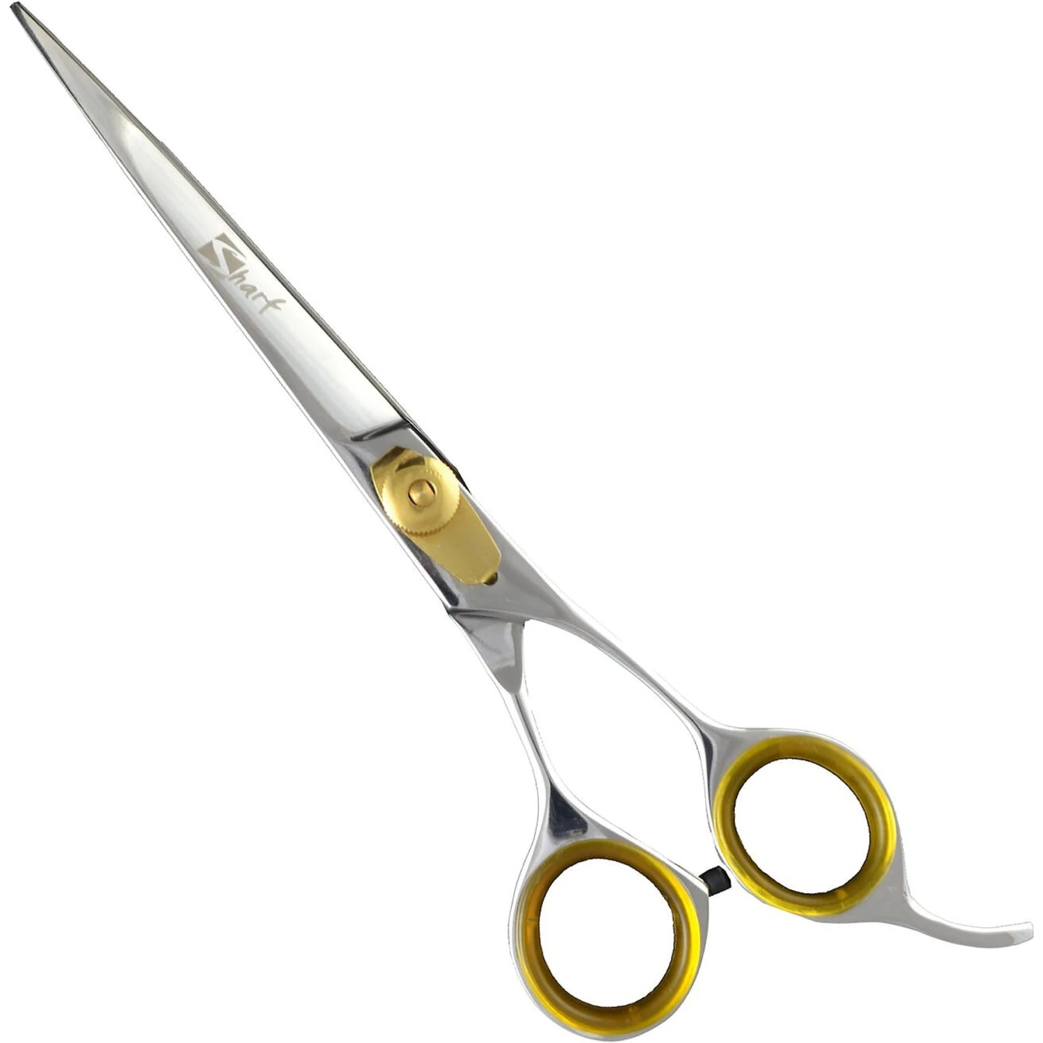 Sharf Gold Touch 7.5" Straight & 7.5" Curved Scissors Pet Grooming Shear Kit 3 Sharf Gold Touch 7.5" Straight & 7.5" Curved Scissors Pet Grooming Shear Kit
