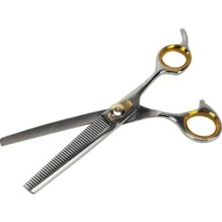 Sharf Gold Touch 7.5" Straight, 6.5" Thinning & 7.5" Curved Scissors Pet Grooming Shear Kit -Pawfect Care 198831 pt2. AC SS1800 V1567694300