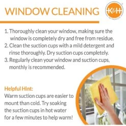 K&H Pet Products EZ Mount Window Cat Scratcher With Catnip -Pawfect Care 199089 PT5. AC SS1800 V1627346824