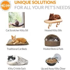 K&H Pet Products Creative Kitty Scratch, Ramp & Groom Cat Toy With Catnip -Pawfect Care 199113 PT6. AC SS1800 V1622599046