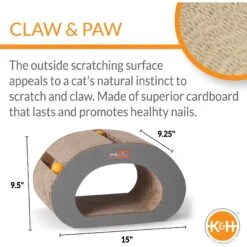 K&H Pet Products Creative Kitty Tunnel Cat Scratcher Toy -Pawfect Care 199125 PT2. AC SS1800 V1692211192