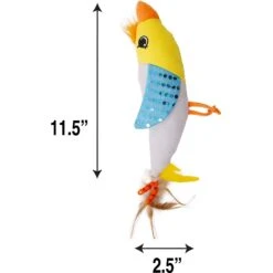 Hartz Cattraction Silver Vine & Catnip Plush Animal Pal Kicker Plush Cat Toy, Character Varies -Pawfect Care 201263 PT1. AC SS1800 V1637162582