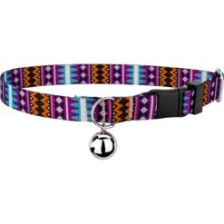 Country Brook Design Santa Fe Polyester Breakaway Cat Collar With Bell