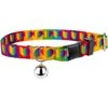 Country Brook Design Rainbow Hearts Polyester Breakaway Cat Collar With Bell -Pawfect Care 205719 MAIN. AC SS1800 V1628307088