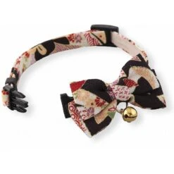 Necoichi Chirimen Kimono Bow Tie Breakaway Cat Collar With Bell 10 Necoichi Chirimen Kimono Bow Tie Breakaway Cat Collar With Bell -Pawfect Care 205968 PT3. AC SS1800 V1606871530