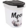 Paw Prints Meow Kitty Pet Food Storage Container, 15-lb -Pawfect Care 206507 main. AC SS1800 V1571924009