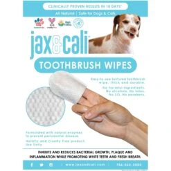 Jax & Cali Dog & Cat Dental Wipes -Pawfect Care 208381 PT6. AC SS1800 V1572641376