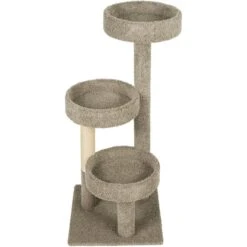 Frisco 50-in Real Carpet Wooden Cat Tree -Pawfect Care 208930 PT3. AC SS1800 V1589221426
