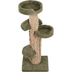 Frisco 49-in Tree-Shaped Real Carpet Wooden Cat Tree -Pawfect Care 208944 PT3. AC SS1800 V1647632803