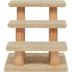 Frisco 20-in 3-Step Real Carpet Wooden Cat Steps -Pawfect Care 208966 PT3. AC SS1800 V1589221686