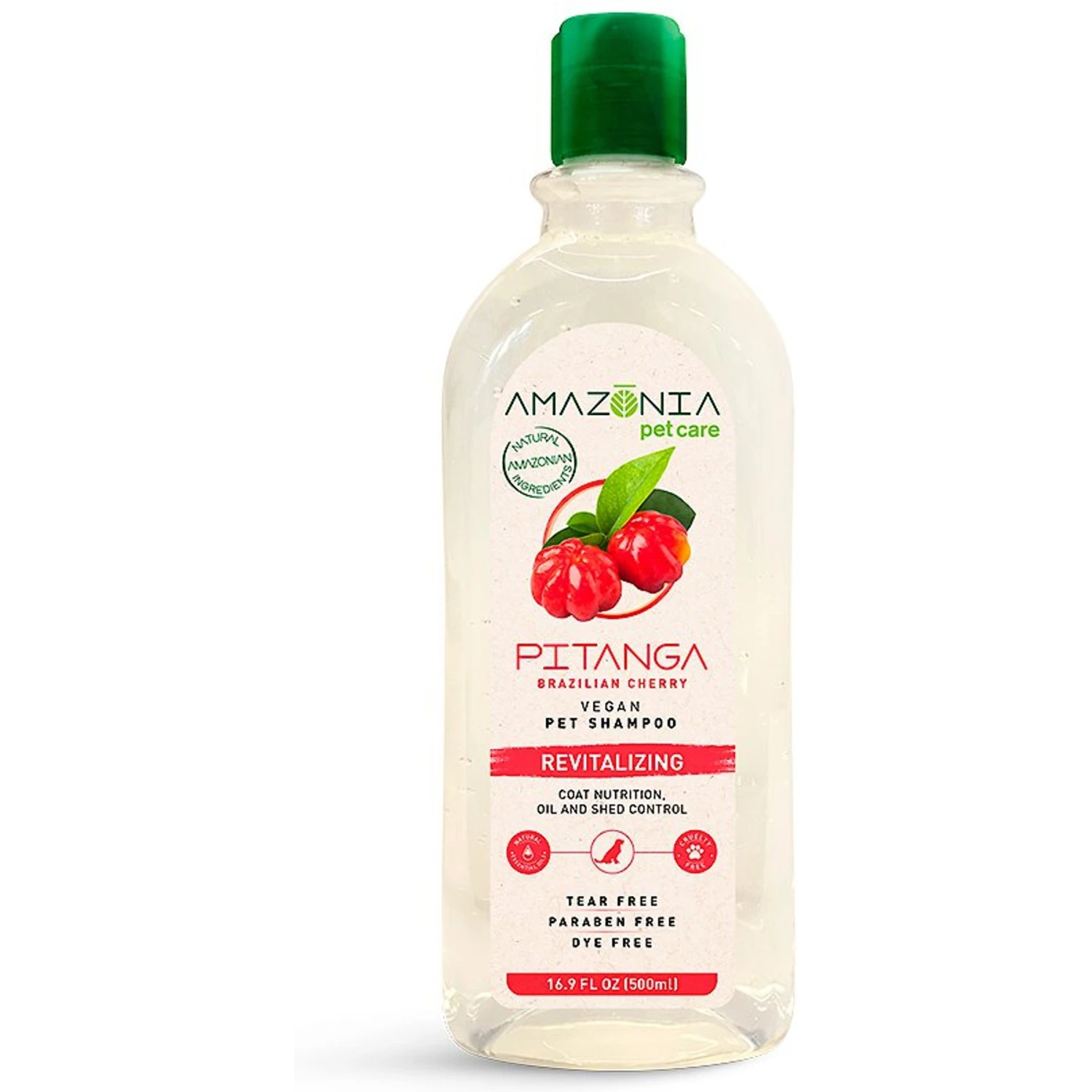 Amazonia Pitanga Brazilian Cherry Pet Shampoo, 16.9-oz Bottle 3 Amazonia Pitanga Brazilian Cherry Pet Shampoo, 16.9-oz Bottle