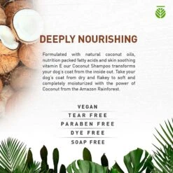 Amazonia Coconut Pet Shampoo, 16.9-oz Bottle 10 Amazonia Coconut Pet Shampoo, 16.9-oz Bottle -Pawfect Care 210324 PT3. AC SS1800 V1623791252