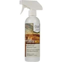 UltraCruz Wound Care Spray For Dogs, Cats & Horses, 16-oz Bottle