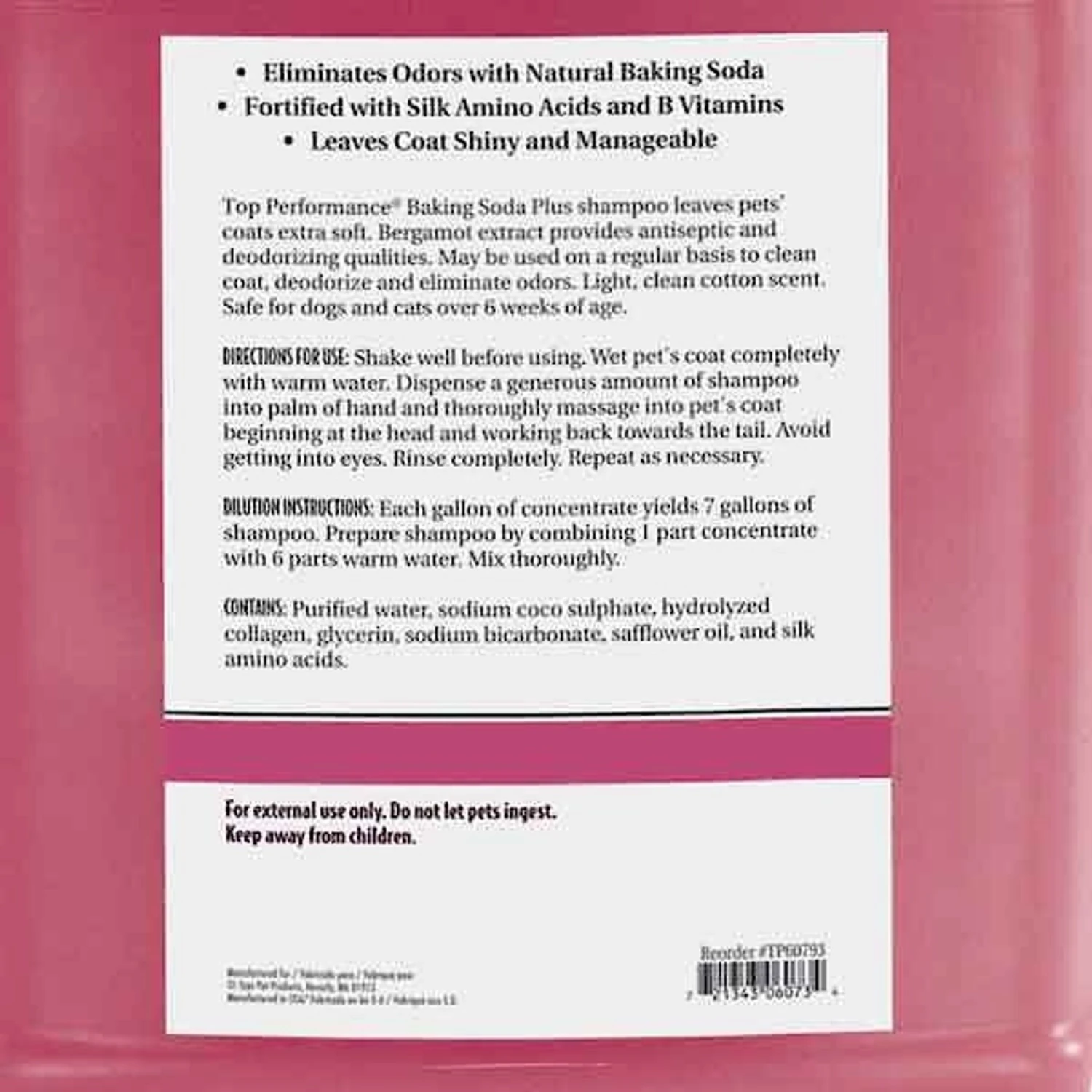Top Performance Baking Soda Plus Dog & Cat Shampoo 4 Top Performance Baking Soda Plus Dog & Cat Shampoo - Image 2