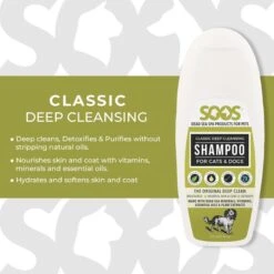 Soos Pets Classic Deep Cleansing Dog & Cat Shampoo -Pawfect Care 210924 PT2. AC SS1800 V1676301198