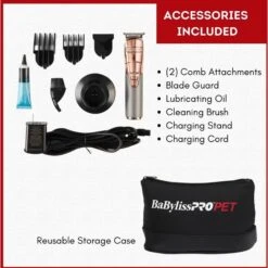 Babyliss Pro Pet Professional Metal Pet Trimmer -Pawfect Care 211769 PT3. AC SS1800 V1652897498