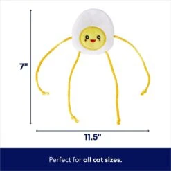 Frisco Plush Dangly Egg Buddy Cat Toy With Catnip -Pawfect Care 213844 PT1. AC SS1800 V1691784030