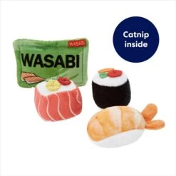 Frisco Sushi Plush Cat Toy With Catnip -Pawfect Care 213910 PT2. AC SS1800 V1691783971