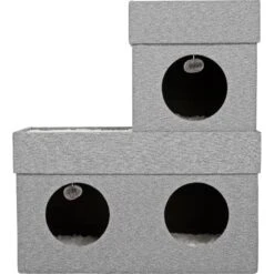 Frisco Double Cube Stackable And Collapsible Cat Condo -Pawfect Care 214369 PT6. AC SS1800 V1589908944