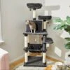Frisco 64-in Cat Tree With Hammock, Condo, 2 Top Perches With Bed -Pawfect Care 214387 MAIN. AC SS1800 V1606832386