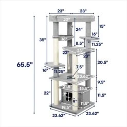 Frisco 65-in XXL Heavy Duty Cat Tree -Pawfect Care 214392 PT1. AC SS1800 V1687792362