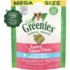 Greenies Feline Savory Salmon Flavor Adult Dental Cat Treats -Pawfect Care 214725 MAIN. AC SS1800 V1691505623